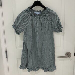 NWOT Hill House Home Emerald Gingham Katherine Nap Dress XS